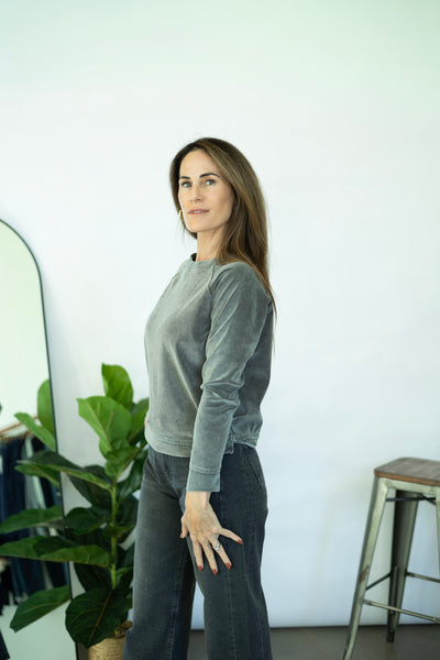 Kori Cotton Velour Raglan