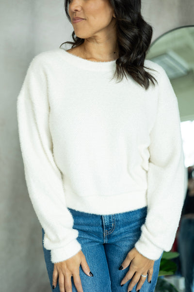 Fallon Fuzzy Crewneck