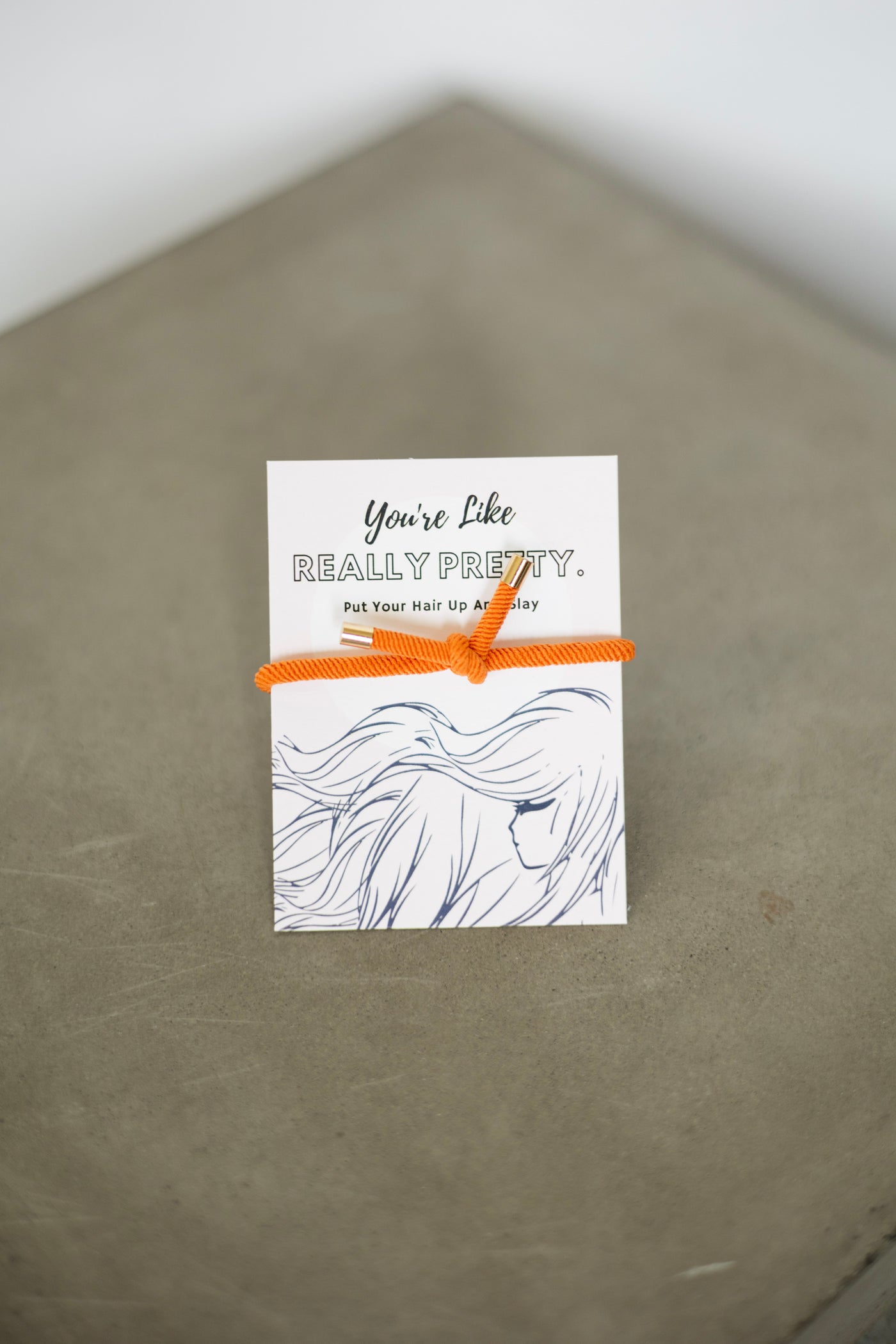 Single Hair Tie Card