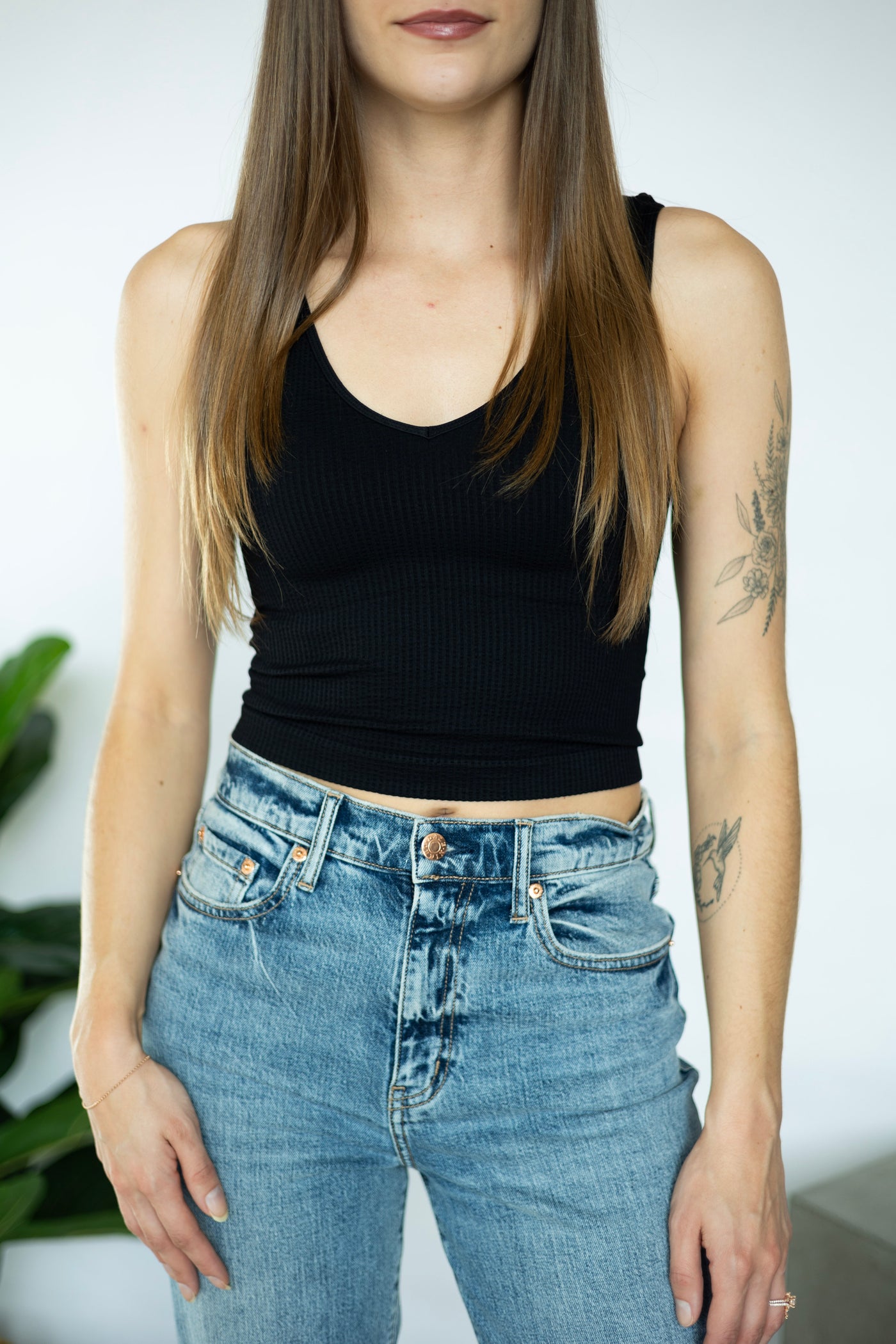 Reversible Ribbed Crop Top