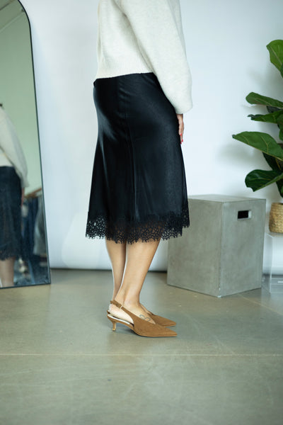 Slip Skirt W/ Lace