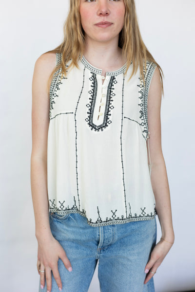 Flowy spring tank top