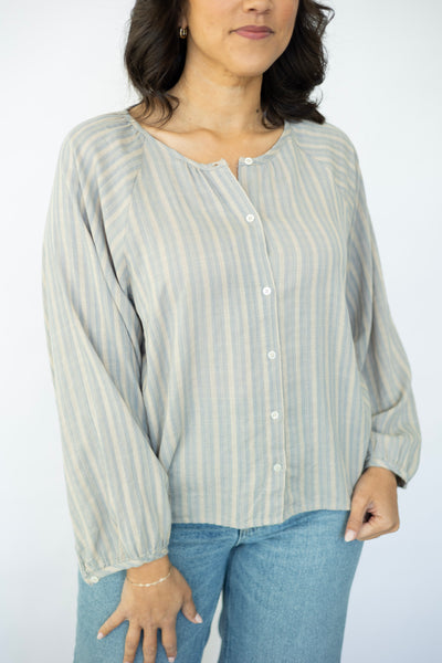 Shirred Raglan Bracelet Top