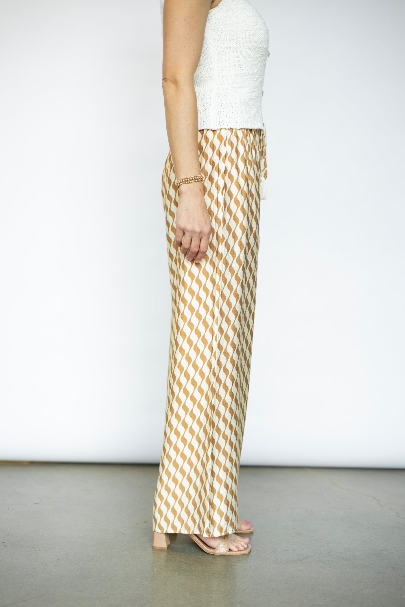 Patterned flowy pants