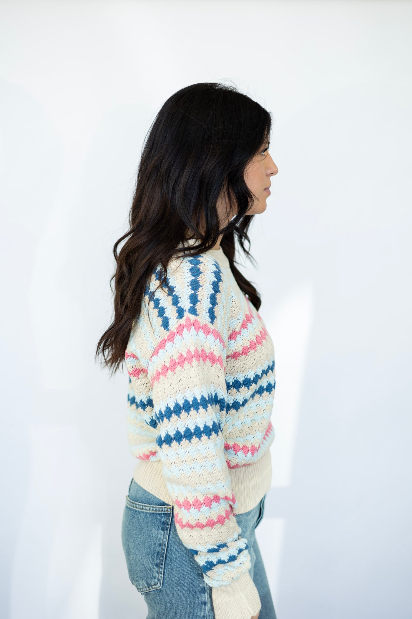 Colorful spring sweater 