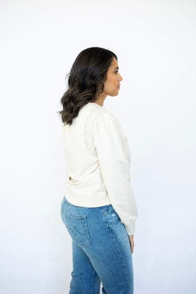 Women's elevated basic long sleeve