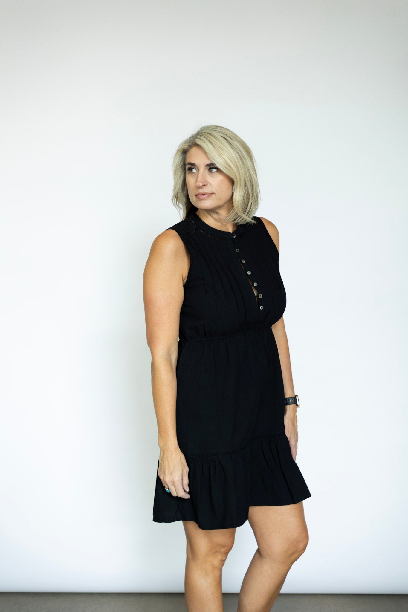 Women's little black dress