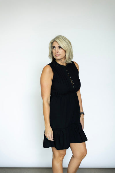 Women's little black dress