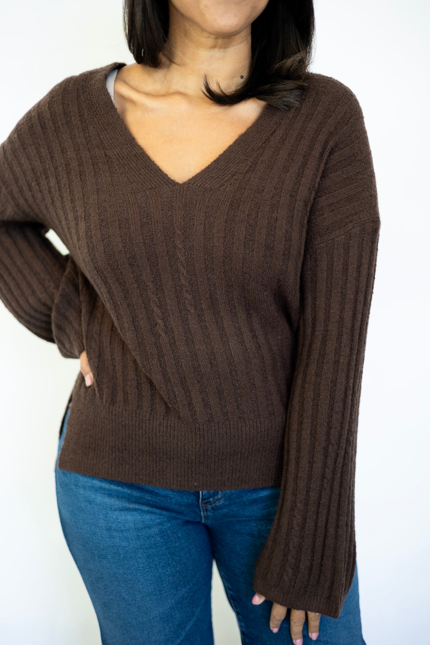 Carli V Neck Pullover