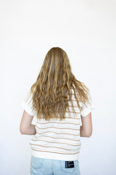 Ciara Stripe Knit Top
