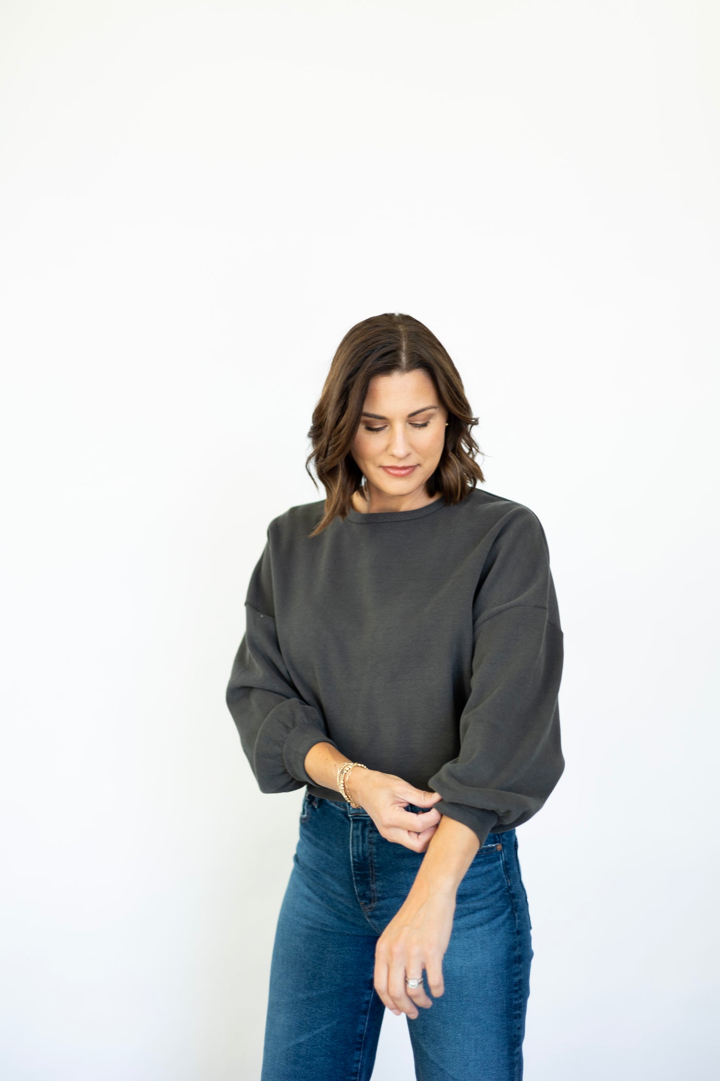 Relaxed Stay Crewneck Knit Top