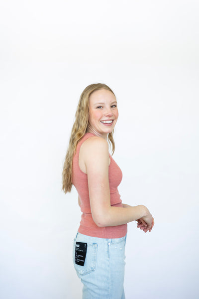 Crewneck Sleeveless Top