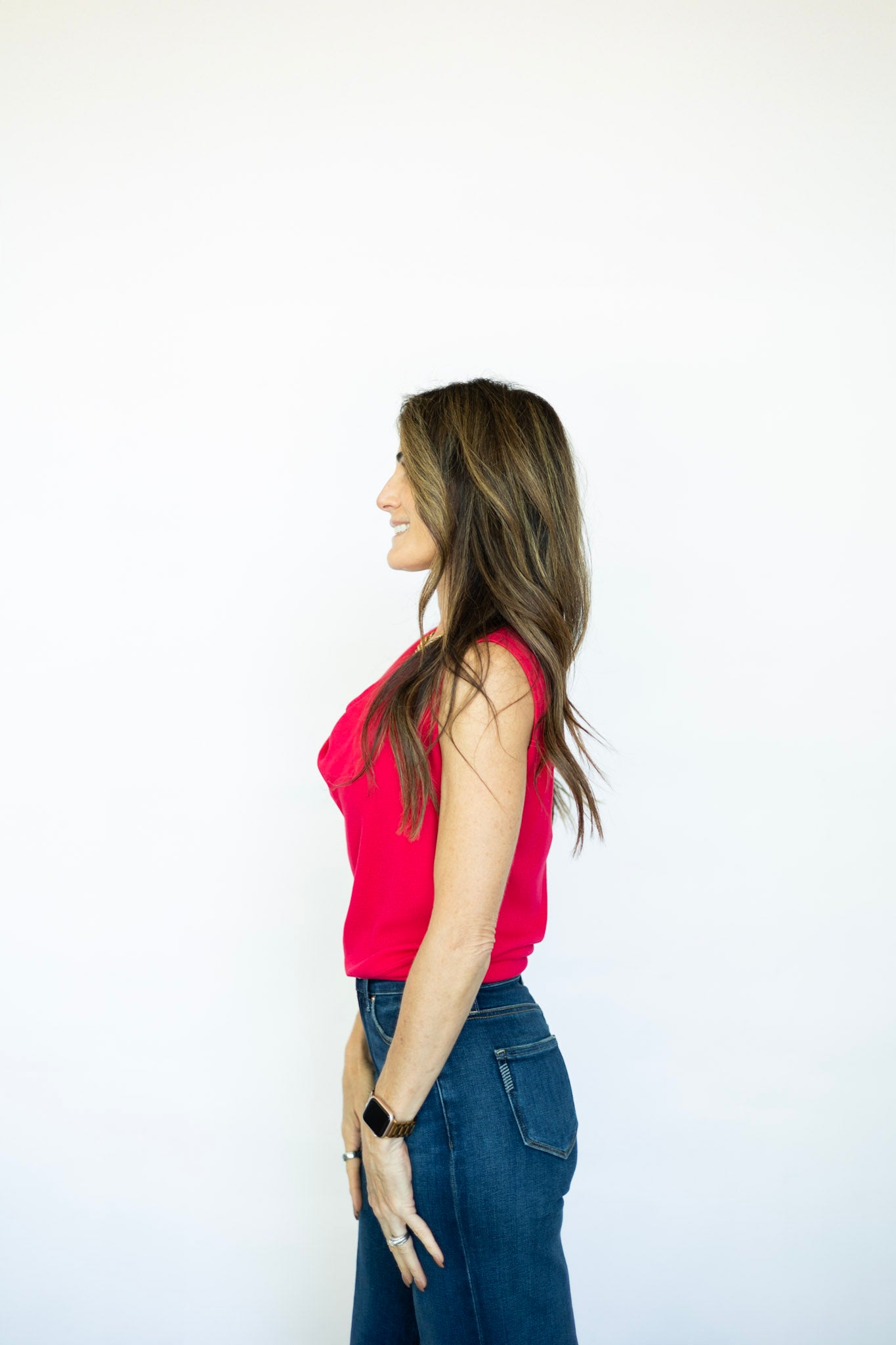 Cowl Neck Sleeveless Top