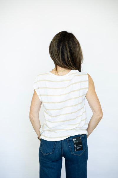 Pleated Muscle Tee