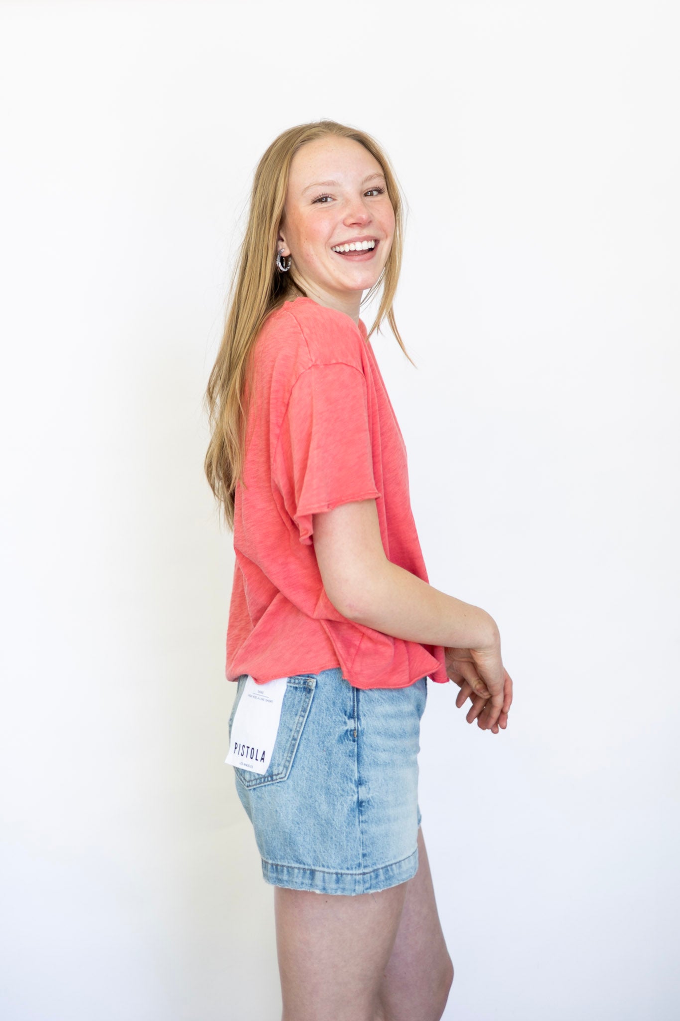 Charlie V-Neck S/S Boyfriend Tee
