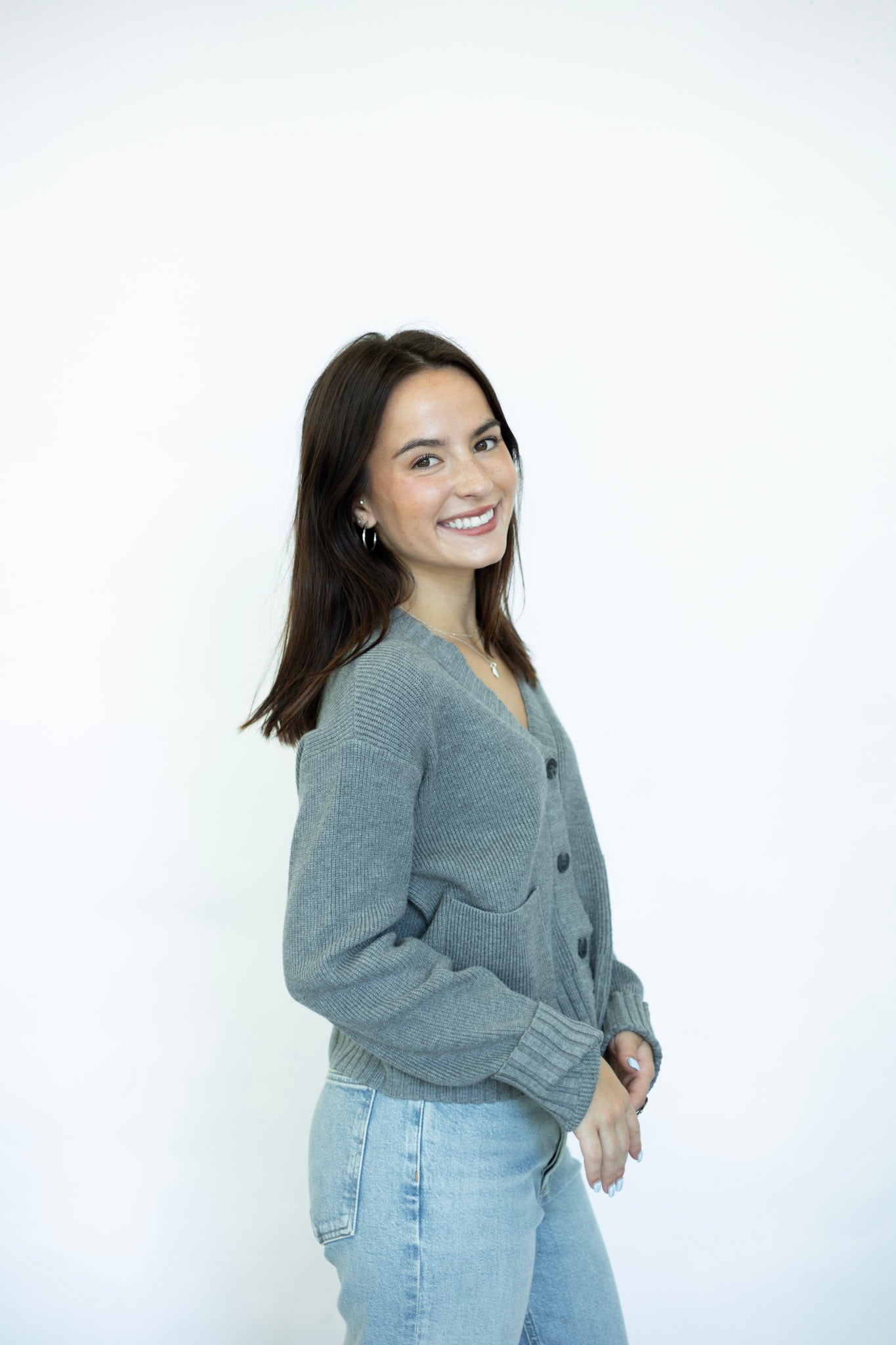Grey everyday cardigan