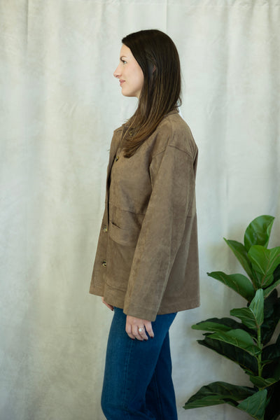 Women's suede jacket