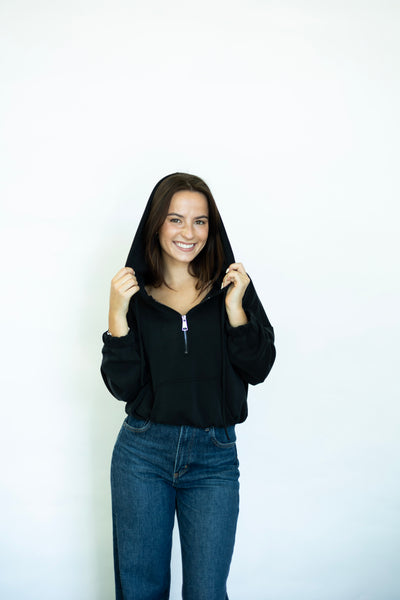 Cropped Athleisure hoodie