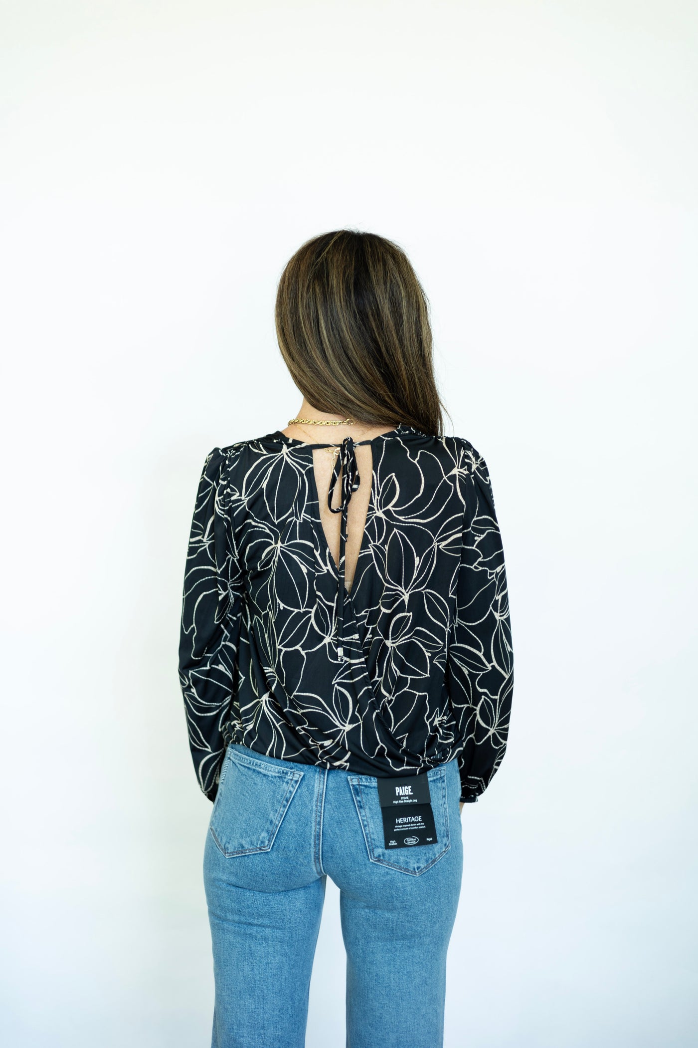 Cross front blouse