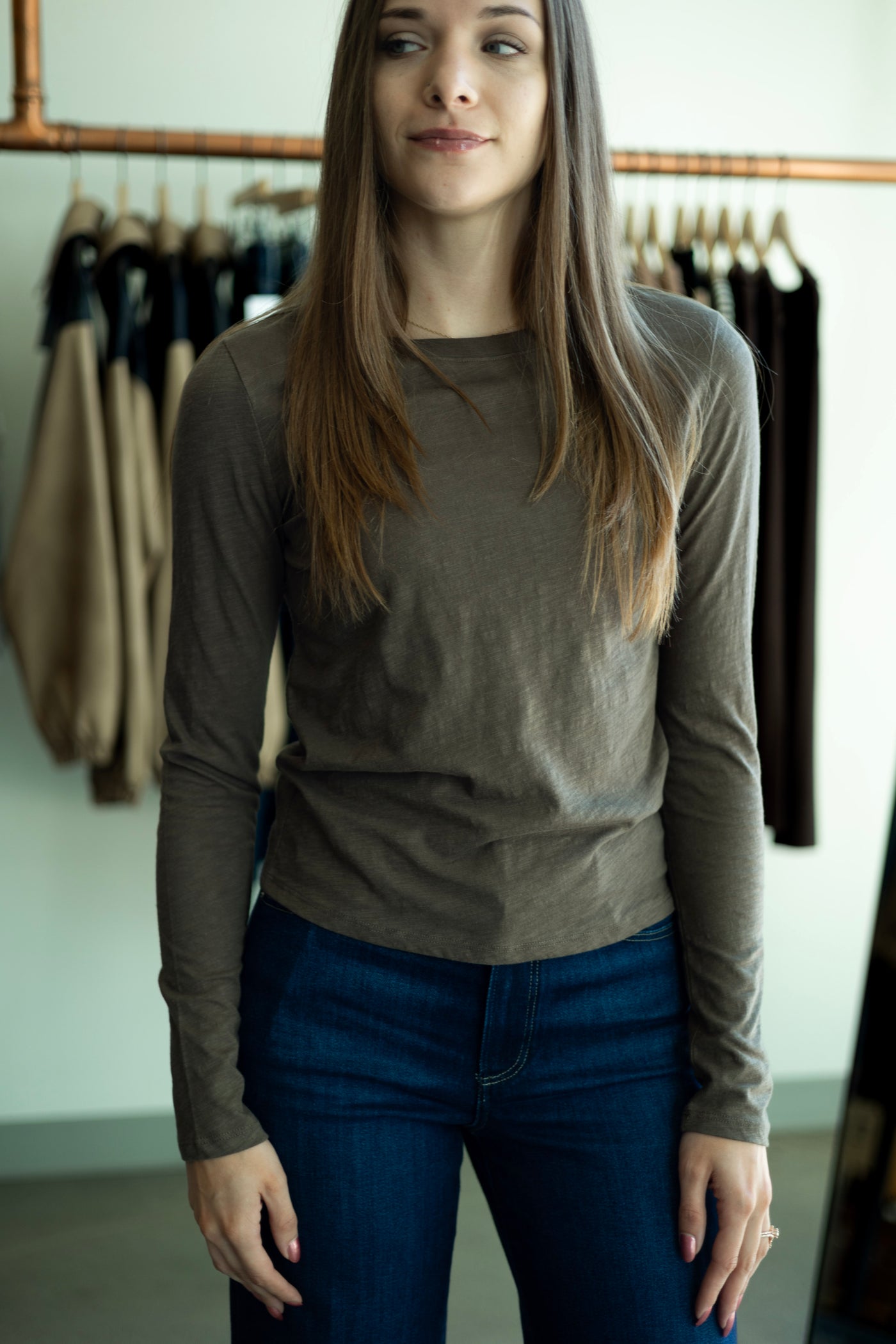 Casual long sleeve shirt for women
