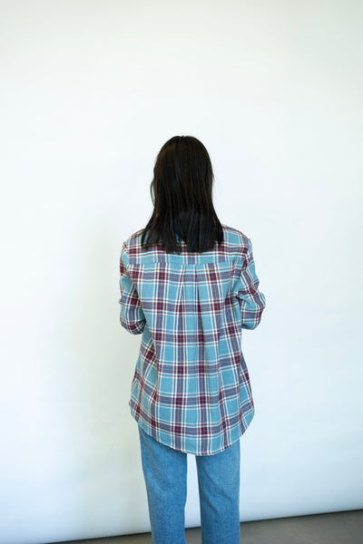 Flannel Cure Button Up Top