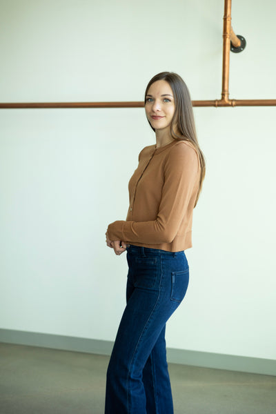 Easy Crewneck Cardigan