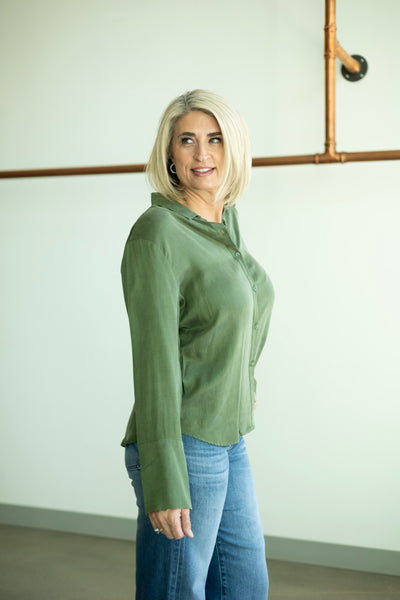 Helenaa Button Down
