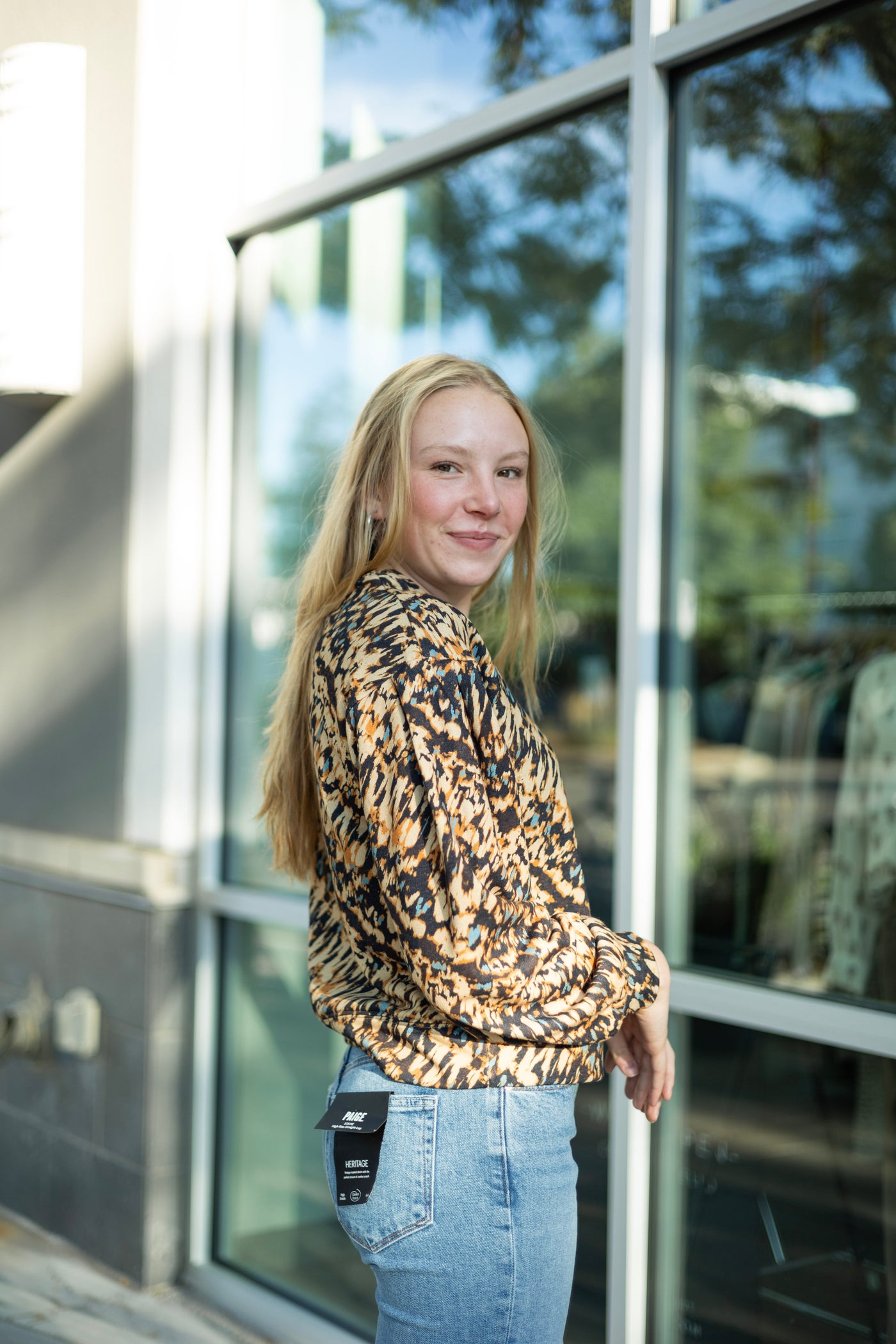 Printed Pullover