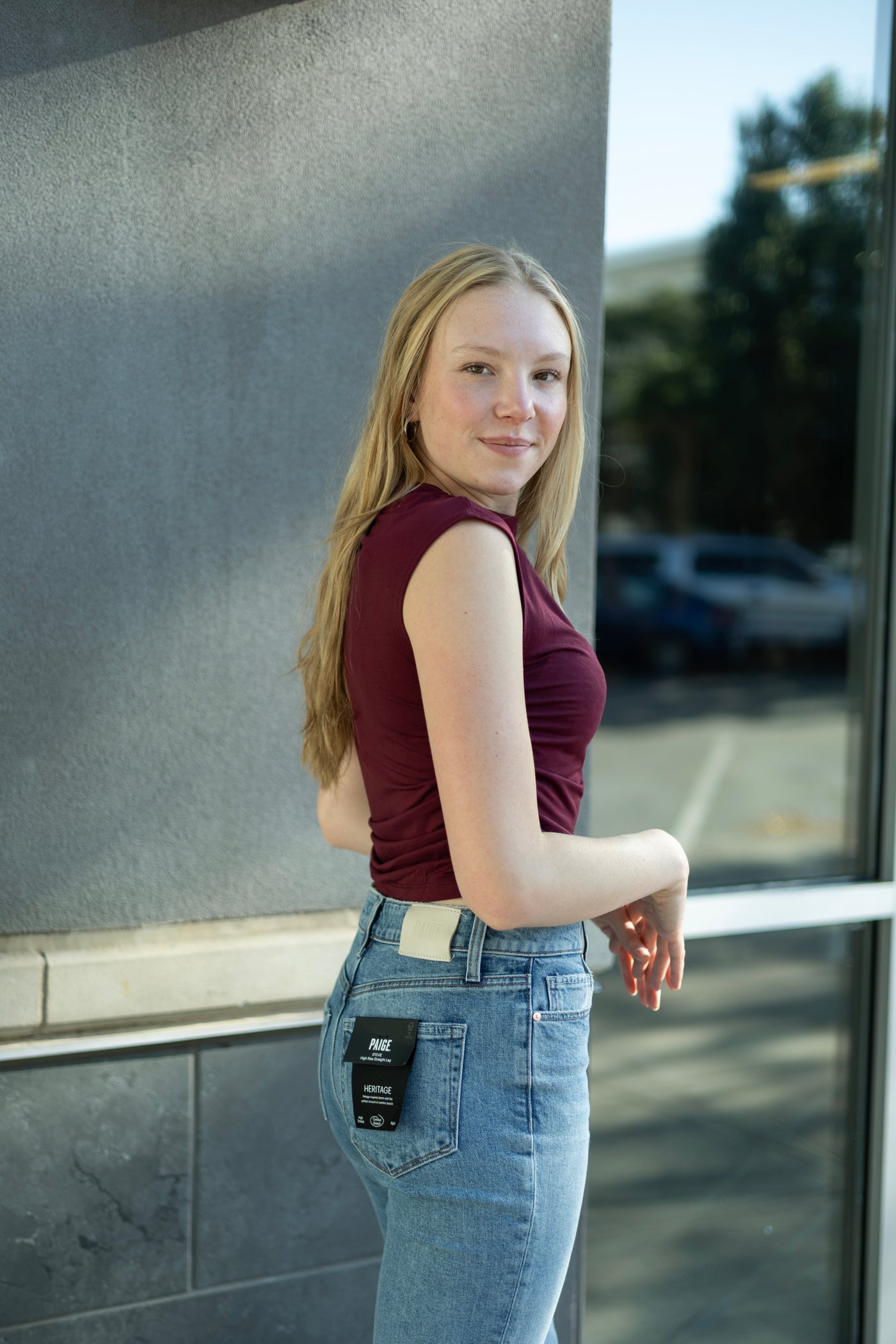 Walk Away Shirred Top