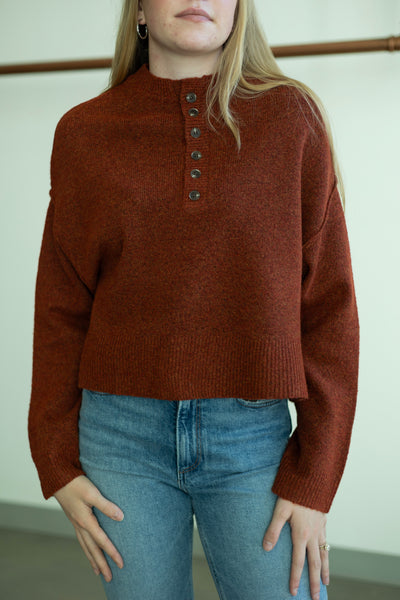 Half Button Down Sweater
