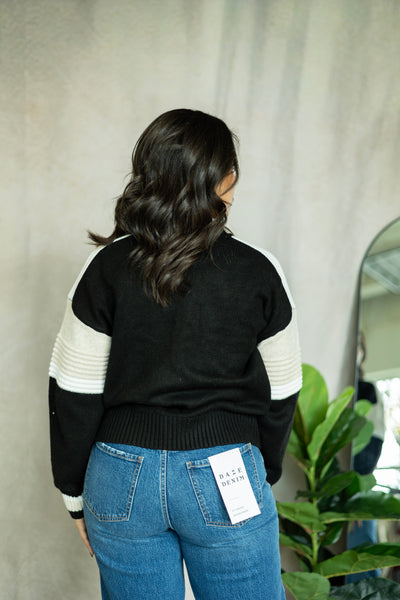 Sporty Stripe Crewneck