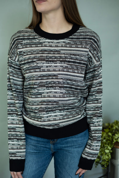 Patterned sweater for women