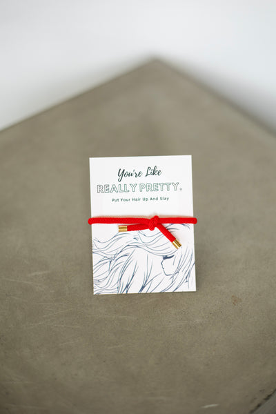 Single Hair Tie Card