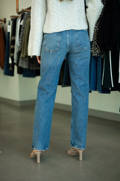 Straight leg premium denim for women