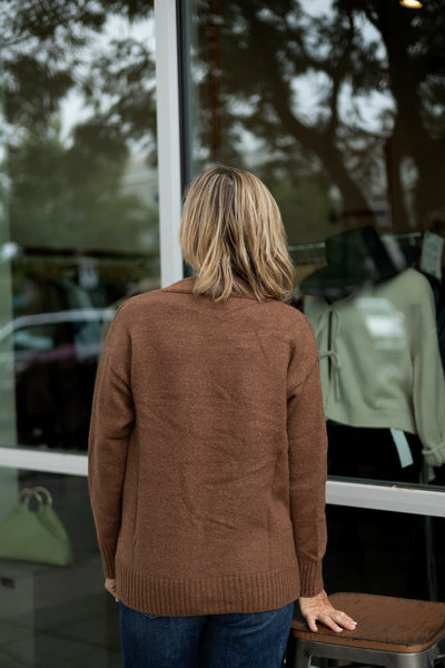 Oversized button down cardigan