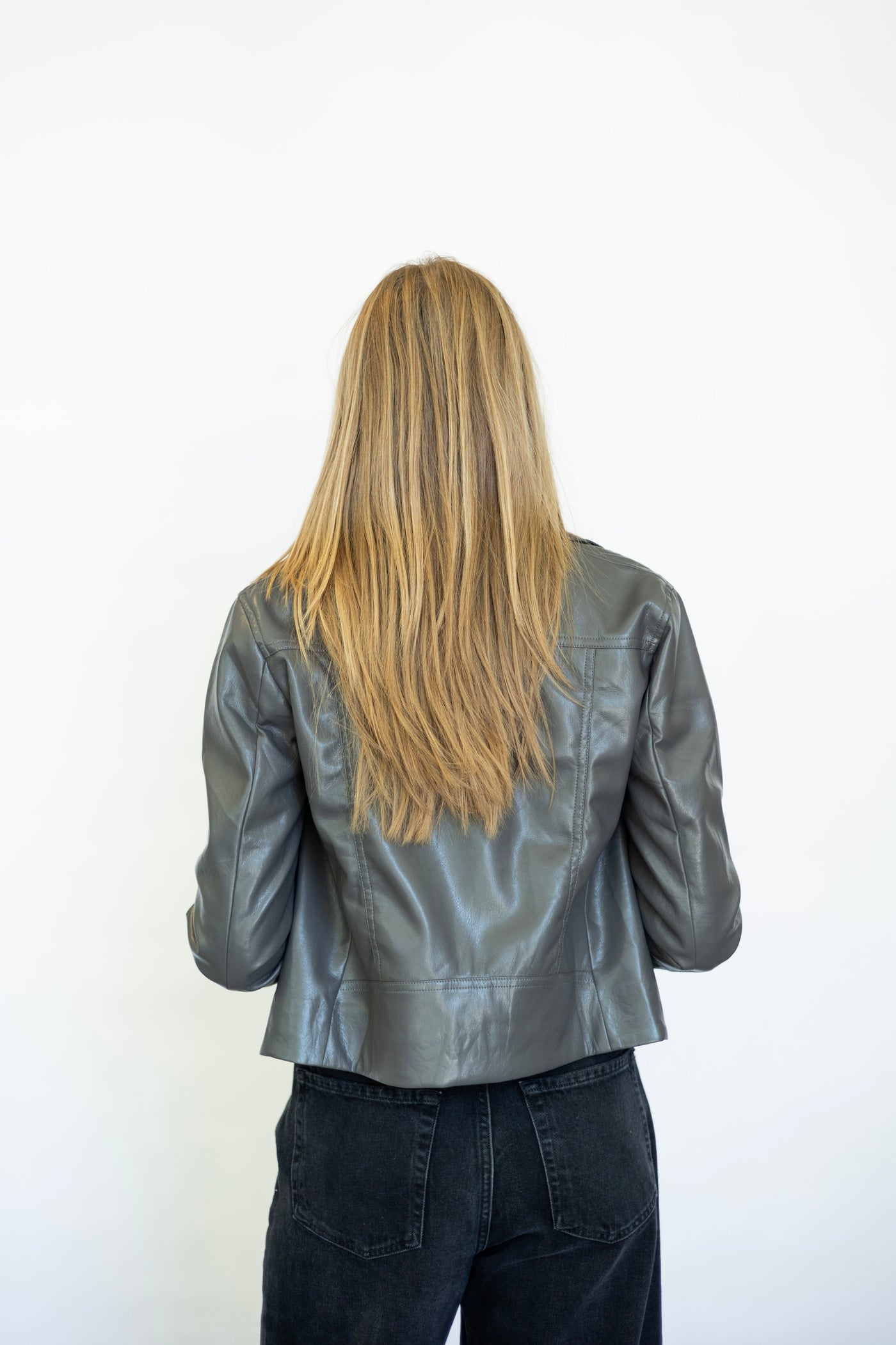 Faux Leather Biker Jacket