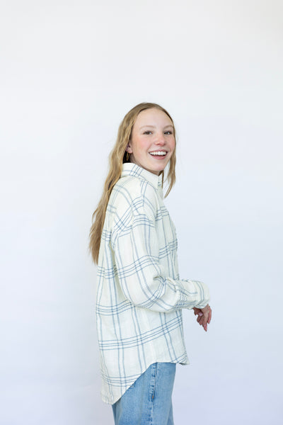 Spring flannel for women