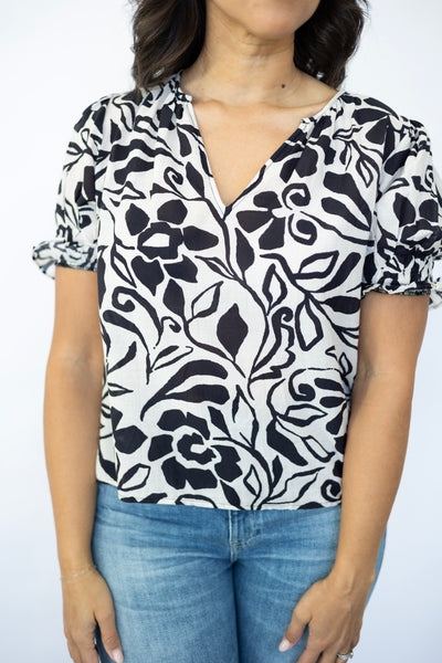 Leslie S/S Poet Top