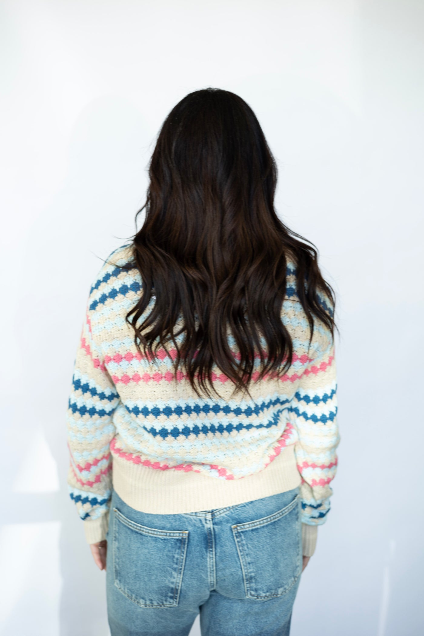 Colorful spring sweater 