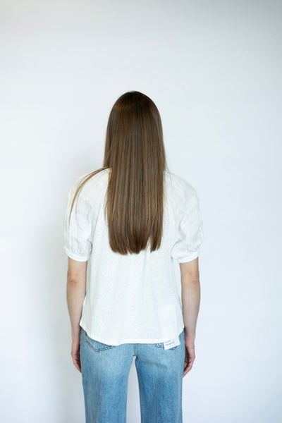 Short sleeve basic button down for women