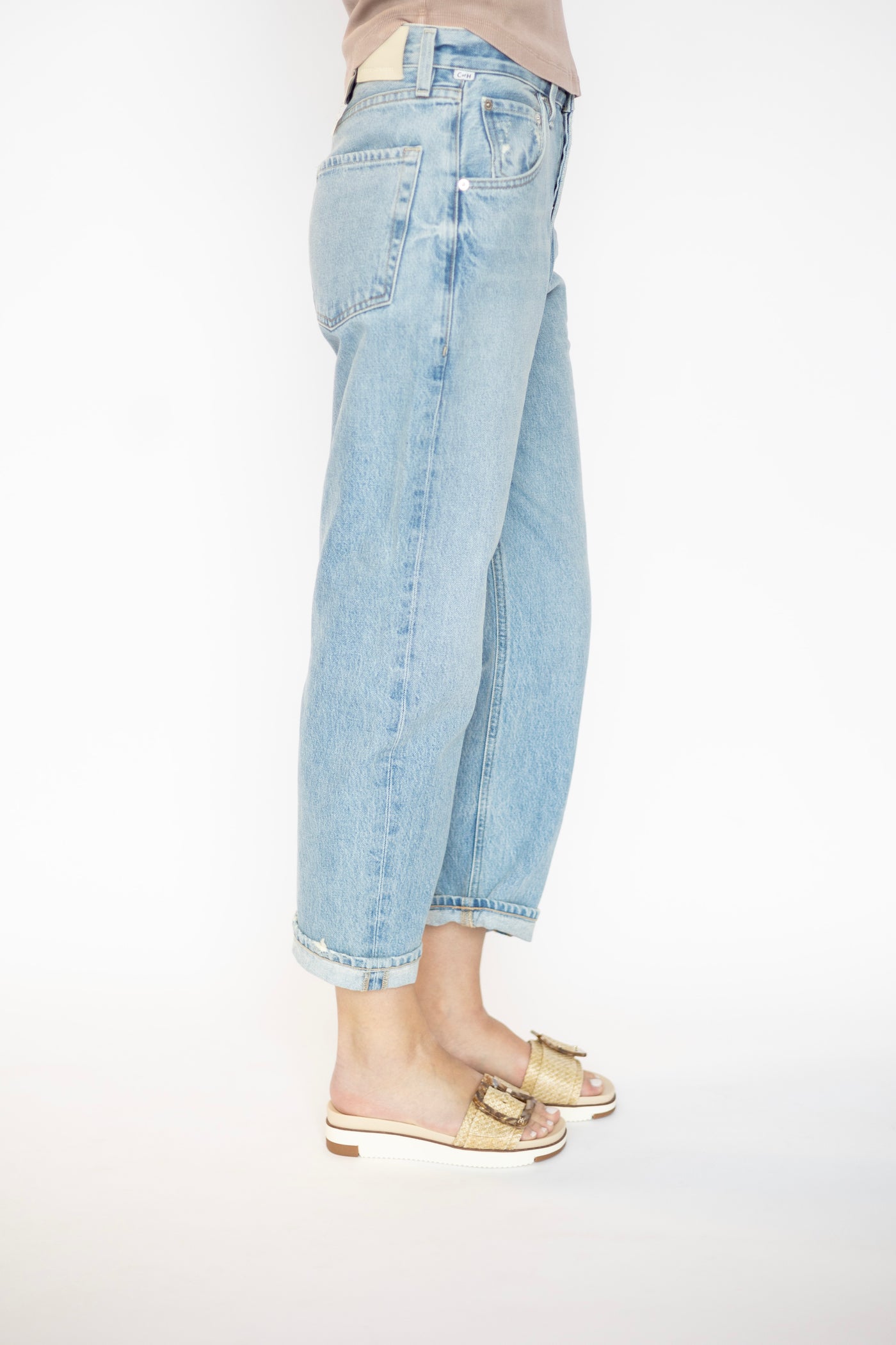 Dahlia Relaxed Bow Leg Jeans