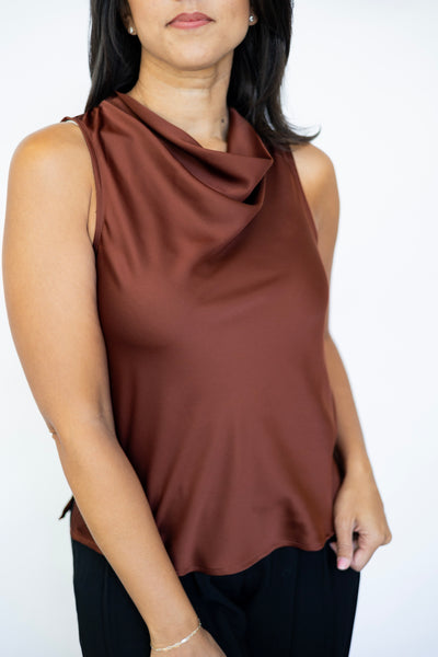 Maya Cowl Neck Top