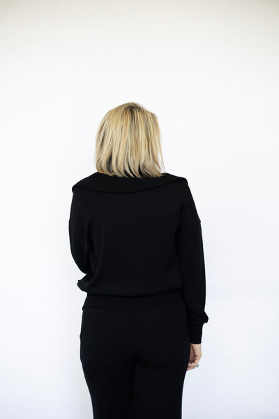Women's matching black sweat set Varley