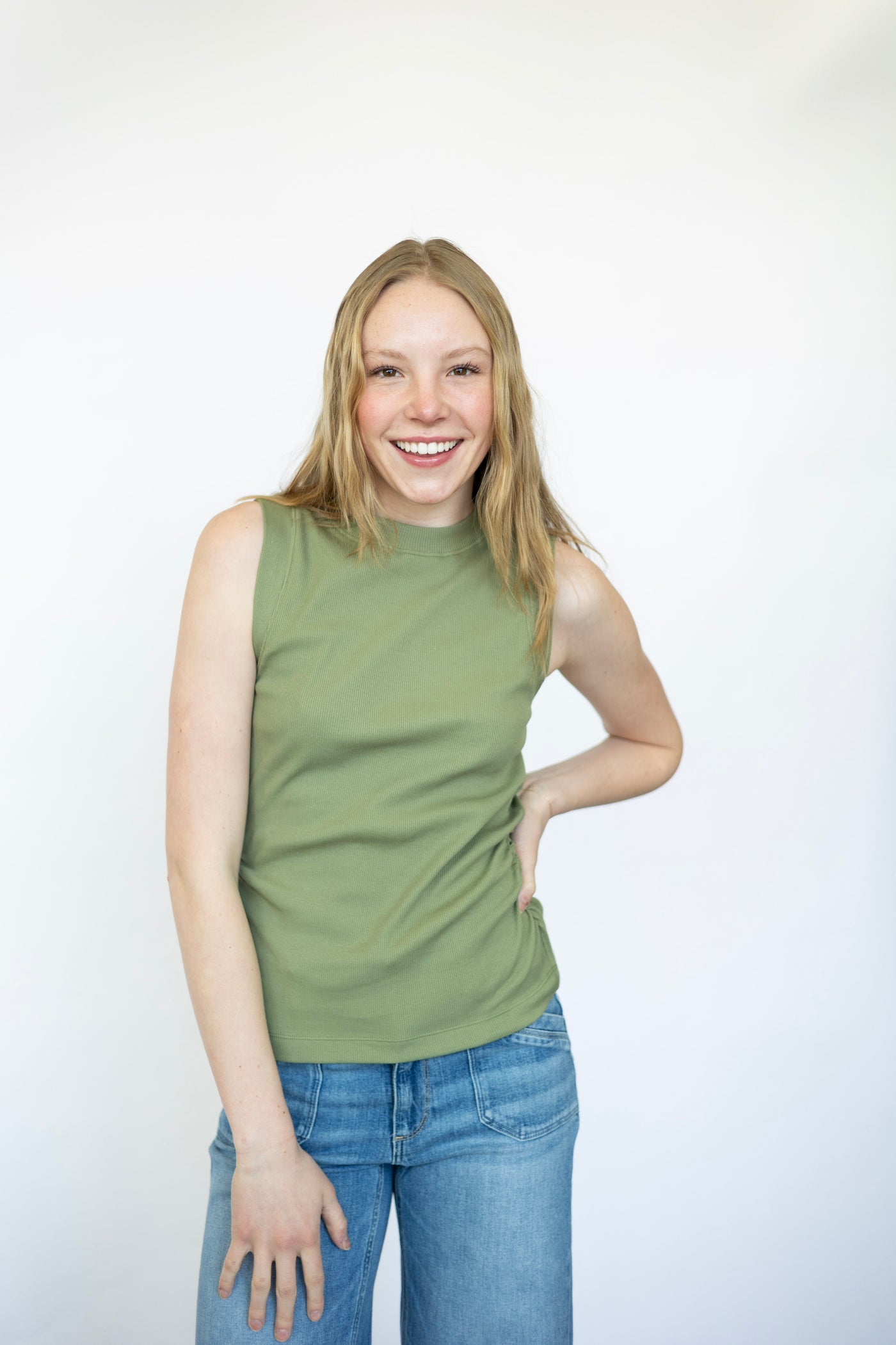 Women's every day basic ribbed tank top
