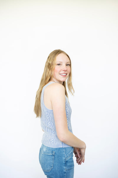 Women's knitted tank