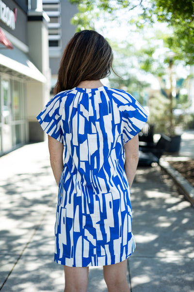 Print Mini Tunic Dress