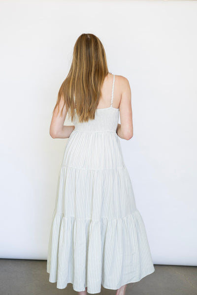 Spaghetti Strap Tiered Maxi Dress