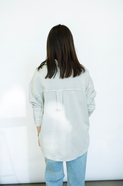 Cream shacket 