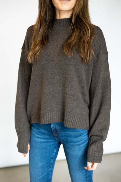 Rib Turtleneck Sweater