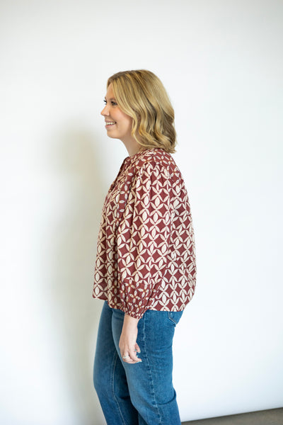 Haddon L/S Boho Top